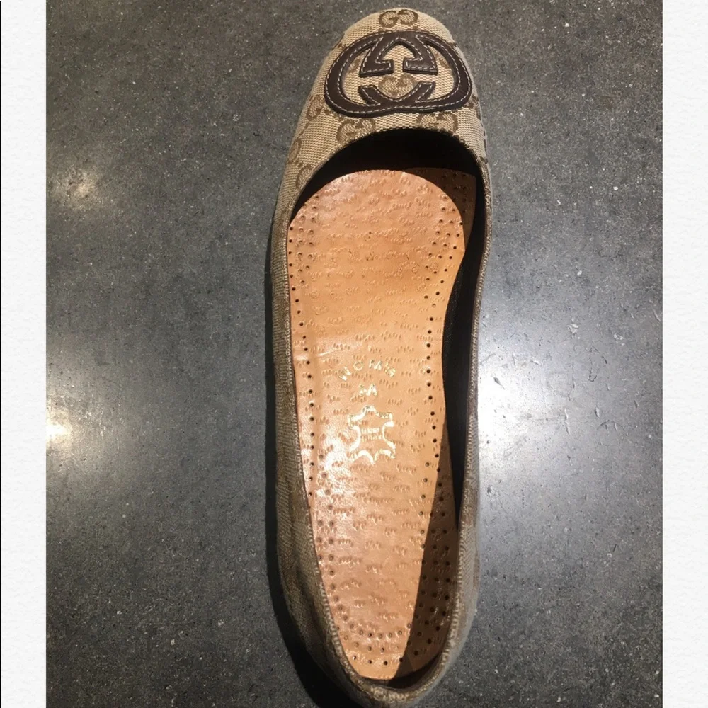 Gucci logo flat - Size 36.5 - Picture 2 of 6